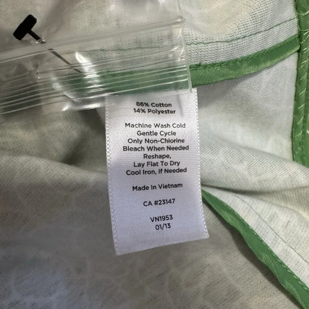 NWOT Talbots Blazer Jacket 1XP Petite Floral Green Yellow Cotton Stretch - Picture 9 of 10